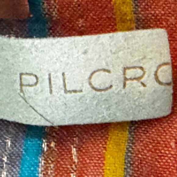 LIke New Anthropologie PILCRO Multicolor Stripes Button Down Shirt Size … - Picture 4 of 12